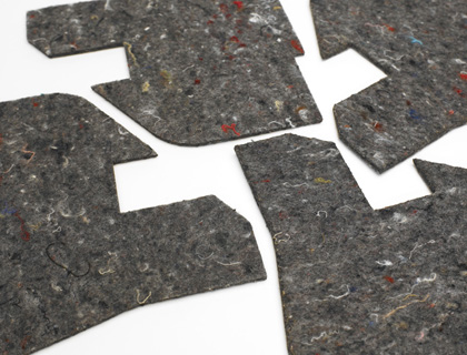 Corte de tejidos y cuero